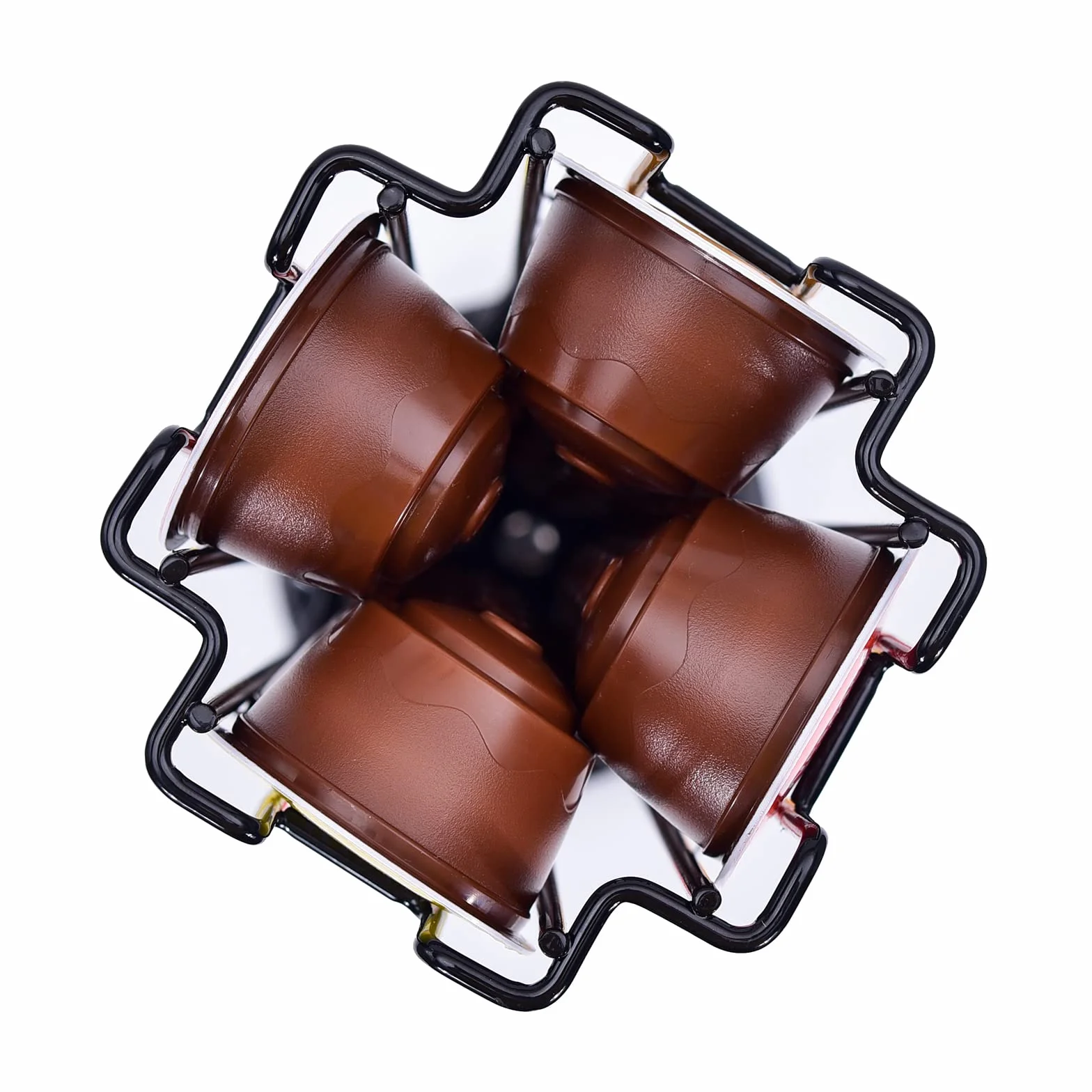 Soportes para Cápsulas de Café 24 Dolce Gusto,Dispensador Capsulas Dolce Gusto Almacenamiento de Cápsulas de Café, estante giratorio de torre de cápsulas de café, Base antideslizante,Negro