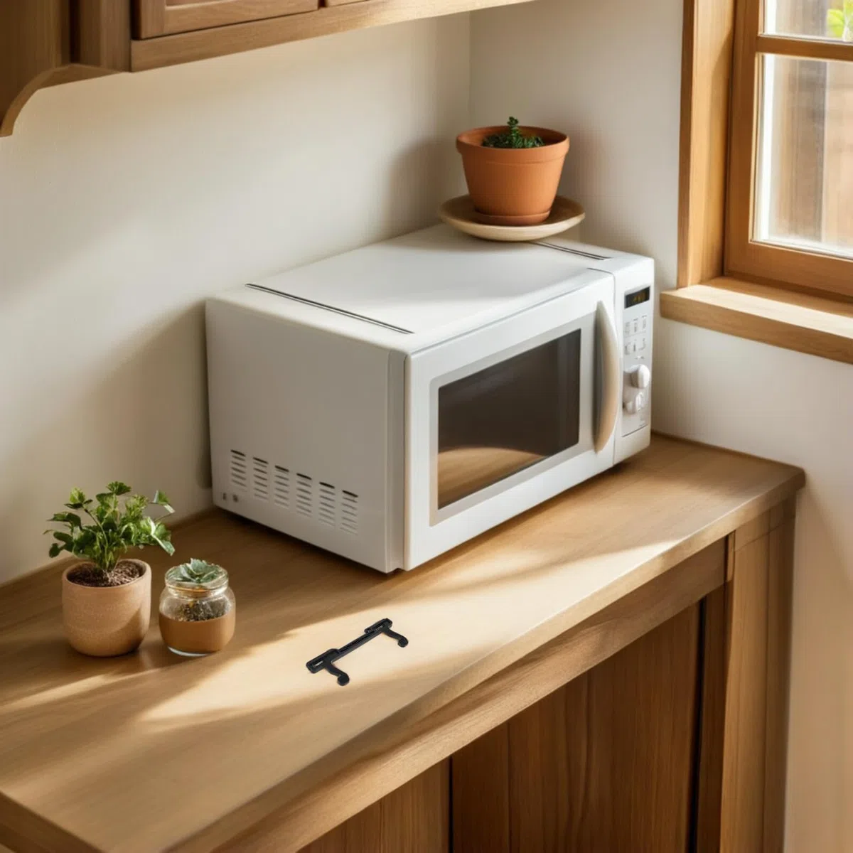 jojofuny 2 Cierres de Puerta para Microondas Plástico, Repuesto Compatible Modelo G80f20cn2l-b8, Gancho Pestillo para Horno Microondas, Piezas de Reparación y Repuesto Seguro para
