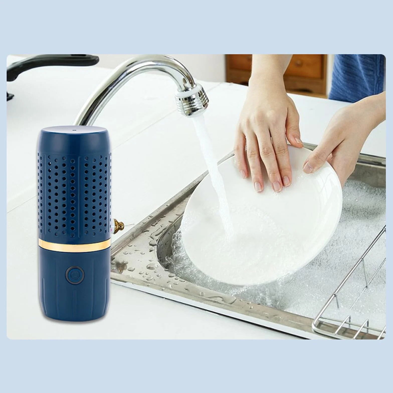 XAGMODSHN Máquina De Limpieza Frutas Y Vegetales Dispositivo Limpieza Verduras Multifuncionales para Frutas Cleaner Verduras Inalámbricas Vegetarianas