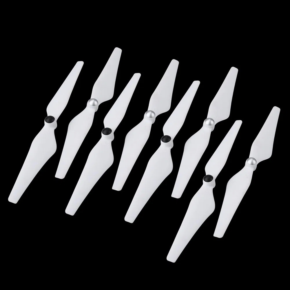 Drfeify Hélices Autobloqueo, 8Pcs Set CW/CCW, Quadcopter, Compatible con Drones 1/2/3/3PRO/FC40/E300, para City, Countryside, Mountain, Forest, Beach, 4/6/8-channel Drones