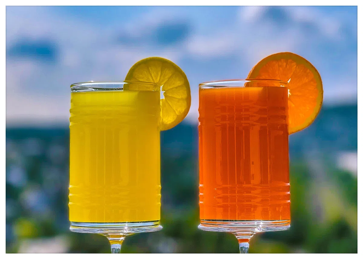 Topkapi Tiki Tincan Henner XL - Juego de 4 vasos de piña colada, vasos de cóctel, mojito, caipirinha, mai tai, vasos largos, aptos para lavavajillas, 490 ml