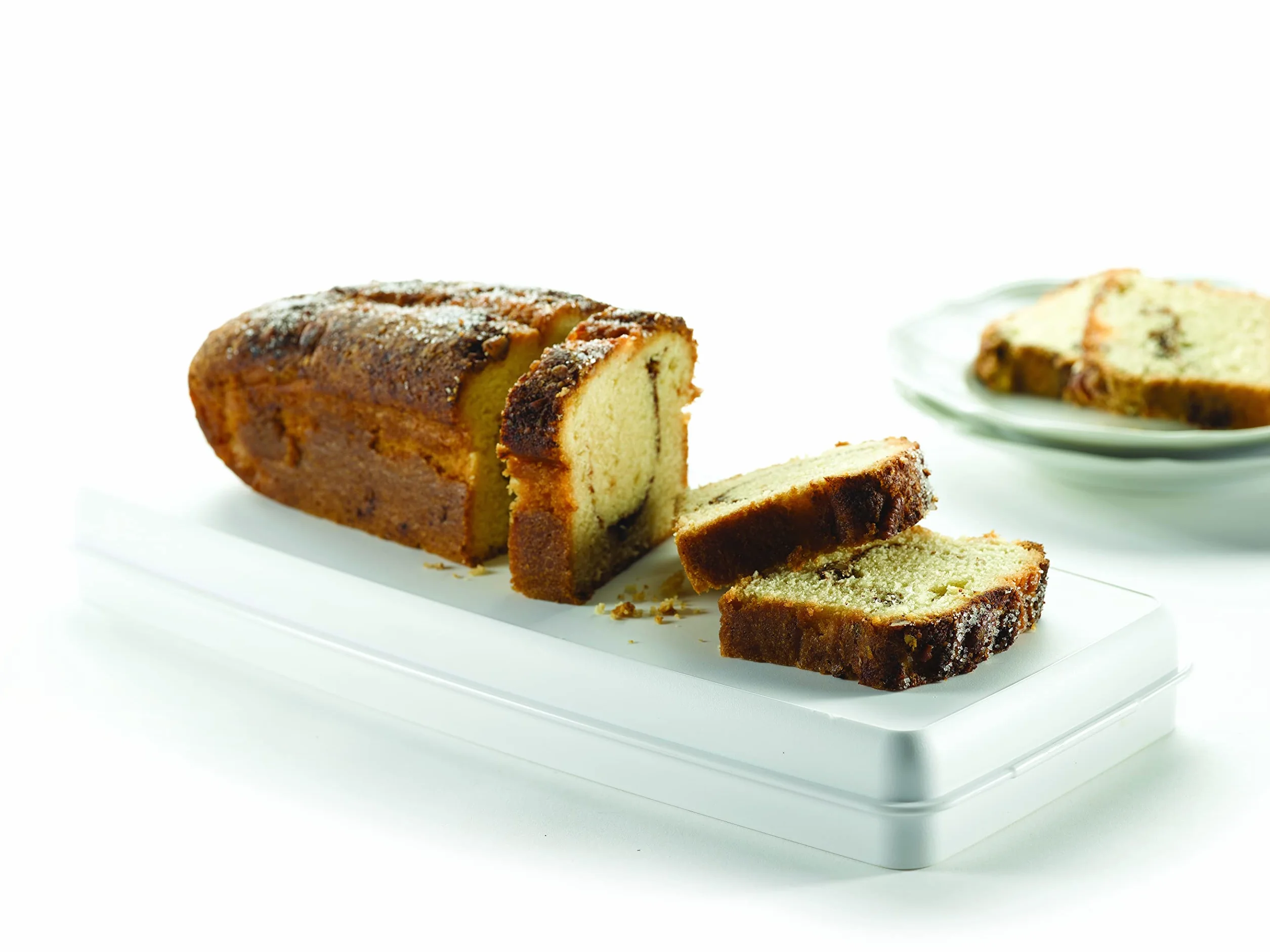 Curver 175247 - Campana para la Torta, Rectangular, Color: Transparente/Blanco