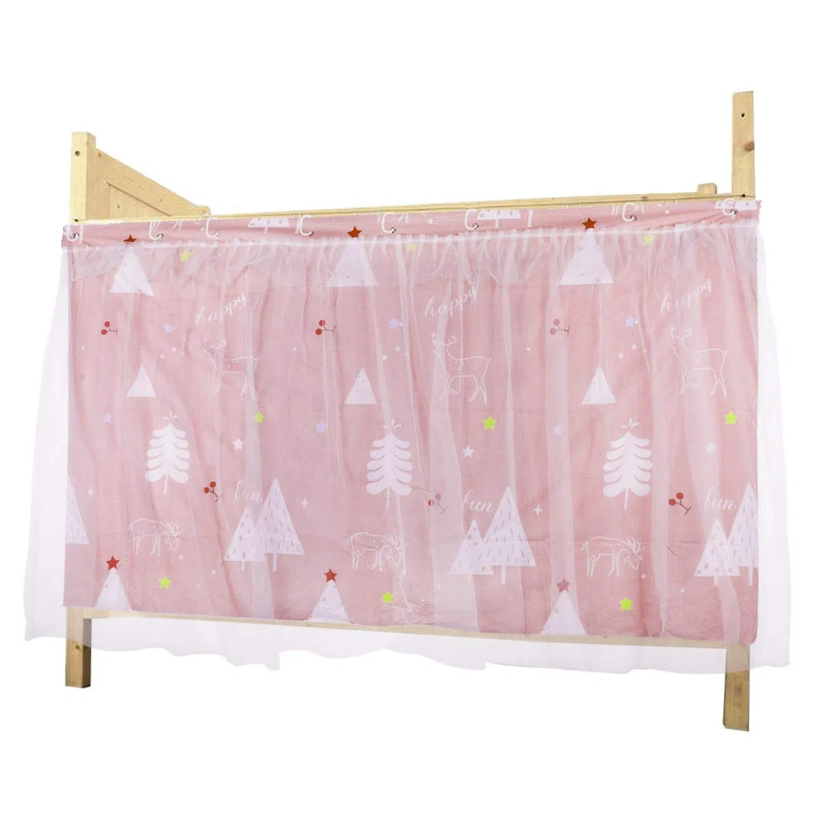 Cortinas opacas para dormitorio, litera, color rosa, para niñas, literas, a prueba de polvo, tienda de campaña