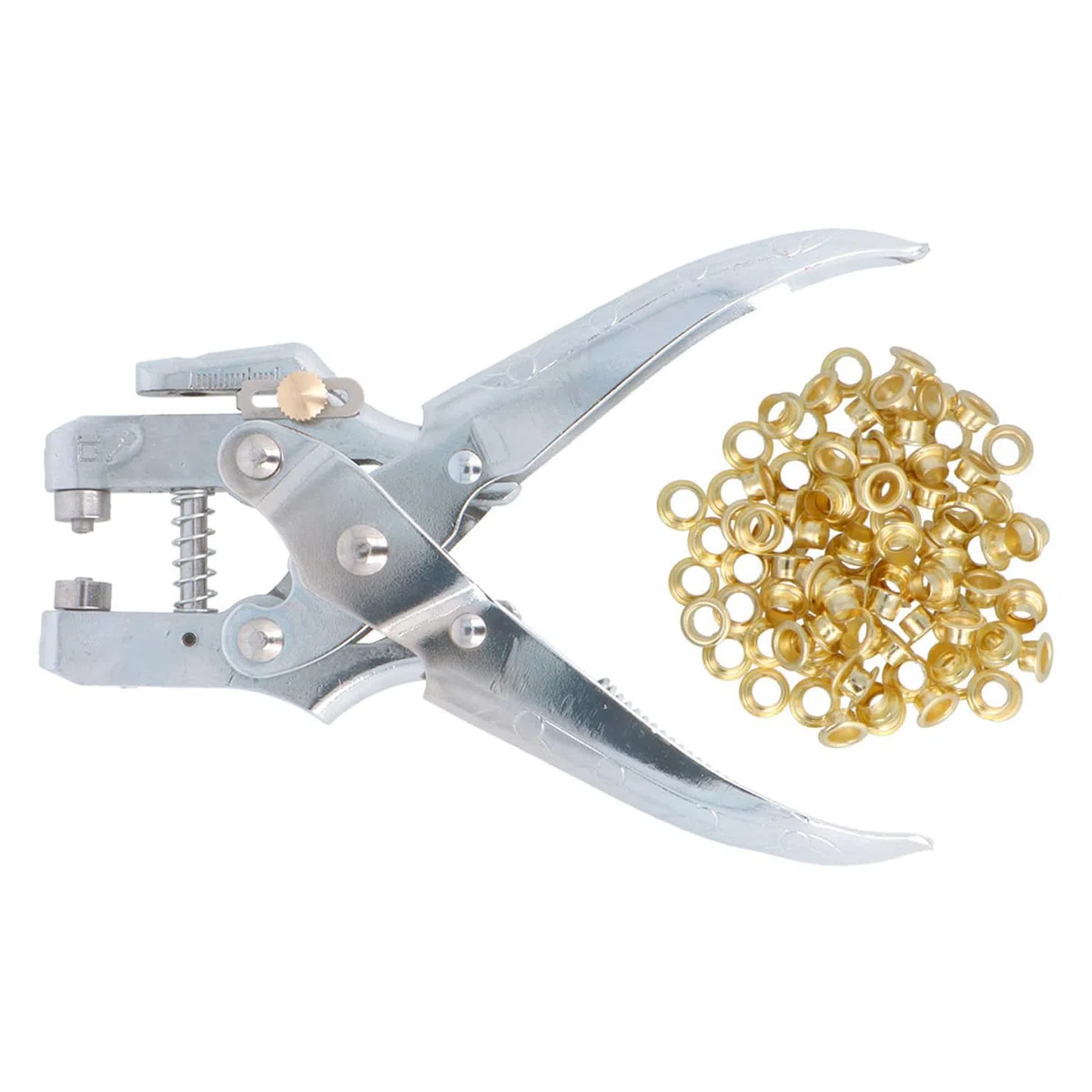 INNSPIRO Remachadora de ojales diam. 5mm.,perforadoras para Scrapbooking, DIY Manualidades, Creación de Tarjetas