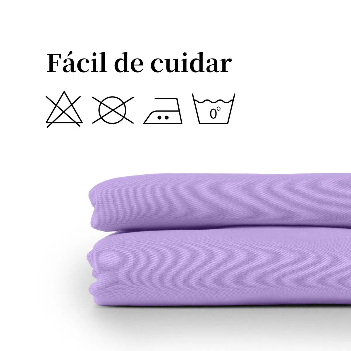 Sábana Encimera de Microfibra 155x250cm para Cama de 90cm - Encimera Super Suave, Transpirable Lavable a Maquina - Color Lila