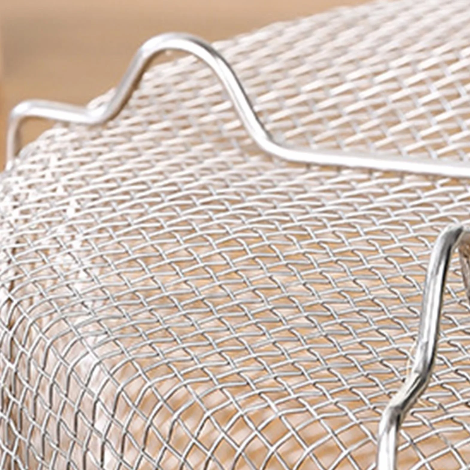 Cesta de vapor de malla de acero inoxidable diseño versátil filtro eficiente cesta de drenaje para cocina de arroz