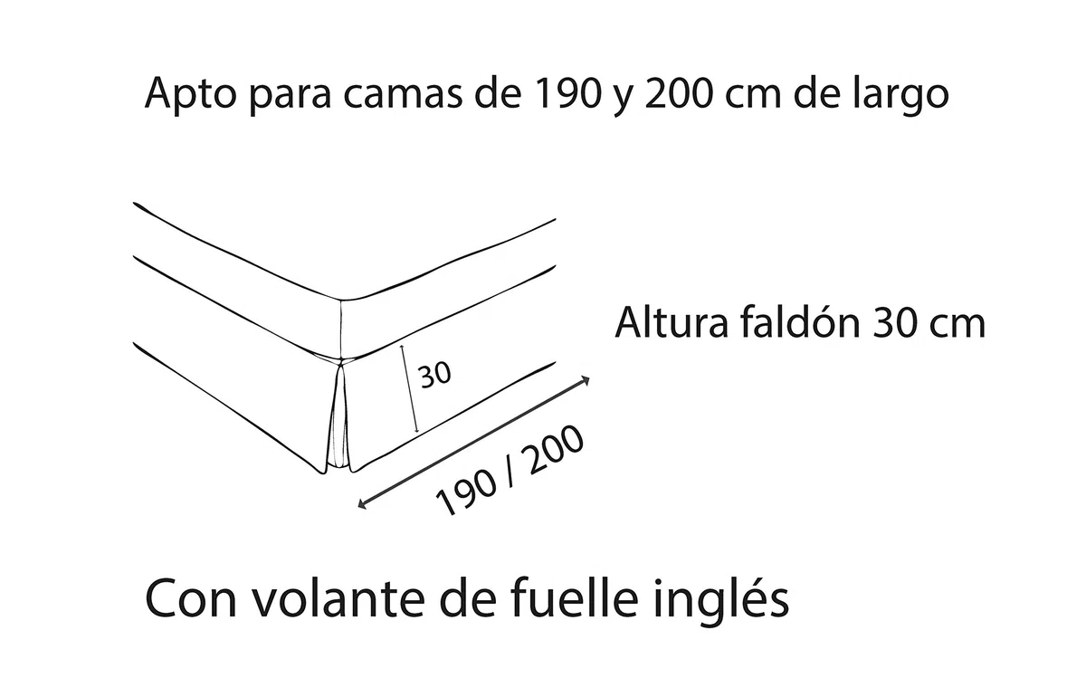 Cubre CANAPE Liso 90 Blanco