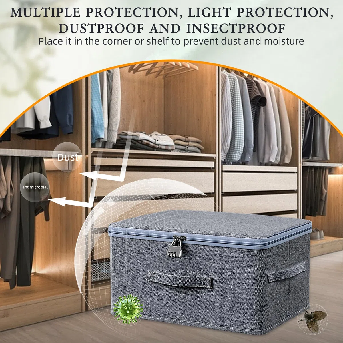 Caja Almacenaje Con Tapa Y Cerradura: Cajas Organizadoras Caja Con Cerradura Para Ropa Y Juguetes
