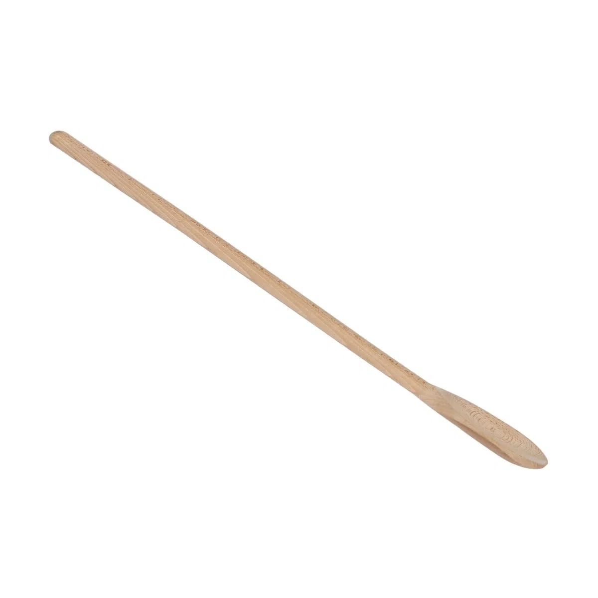 Bütic - Cucharón grande de madera ovalado - Profundo, longitud (cm): 100 cm de largo