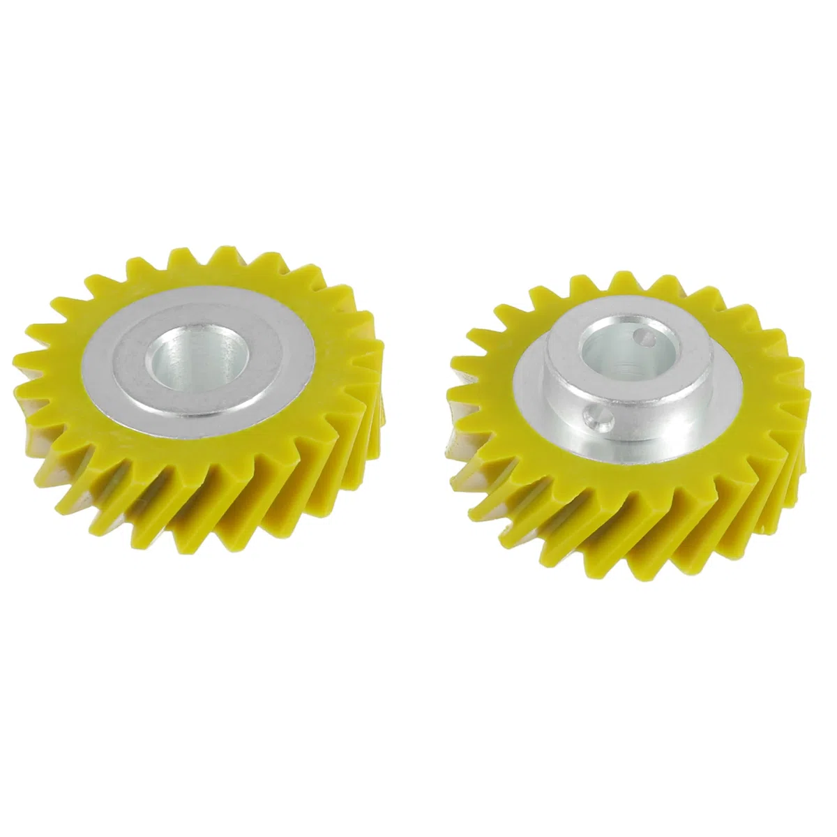 2 unidades Repuesto de engranaje helicoidal para batidora W10112253,compatible Whirlpool Kenmore 4162897, 4161531, WPW10112253, 4169830, WPW10112253VP, 5K5SS, 5KPM5 (Contiene escobillas carbón)