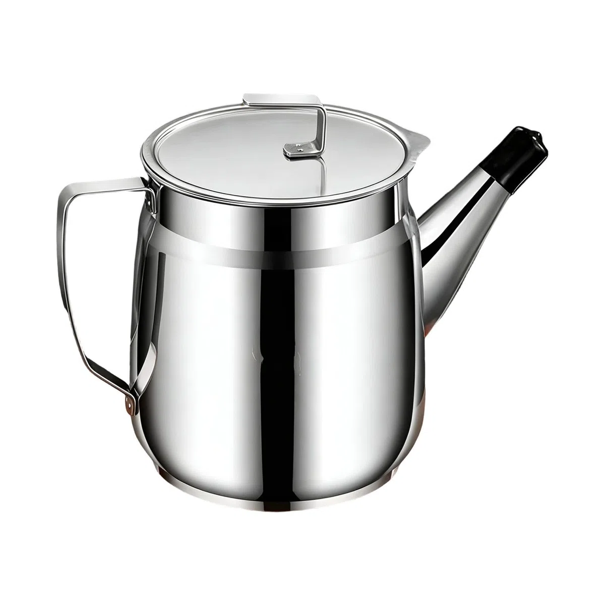 Genérico Recipiente para grasa de tocino con colador | 2 litros de acero inoxidable,Ahorrador de Grasa de Cocina con Colador - para hogar, cocina, restaurante, camping, exterior y freír