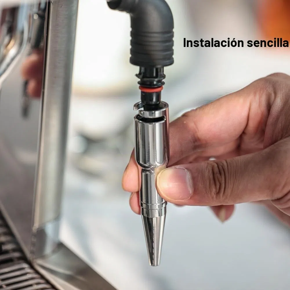 Boquilla de vapor para Delonghi EC680/685, ECO310, ECP3420, EC9335, espumador de leche, pipeta de vapor capuchino, boquilla espumante 【Versión actualizada】