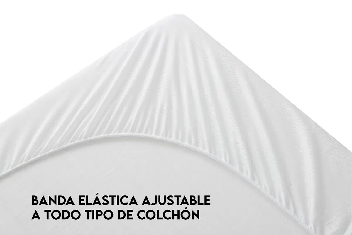 Degrees Home - Ecopur - Protector Colchon Impermeable - Protector Colchon 135 - Cama 135x190/200 - Transpirable - Sin cremallera - Rizo 100% Algodón