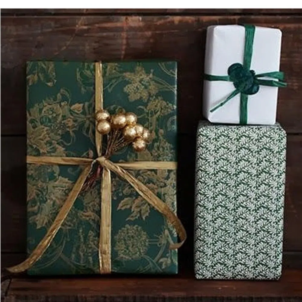 Cinta de rafia natural de rafia, para envolver regalos de Navidad, embalaje de regalo, proyectos de manualidades, decoración, tejido y jardinería, ancho dorado, 5 mm