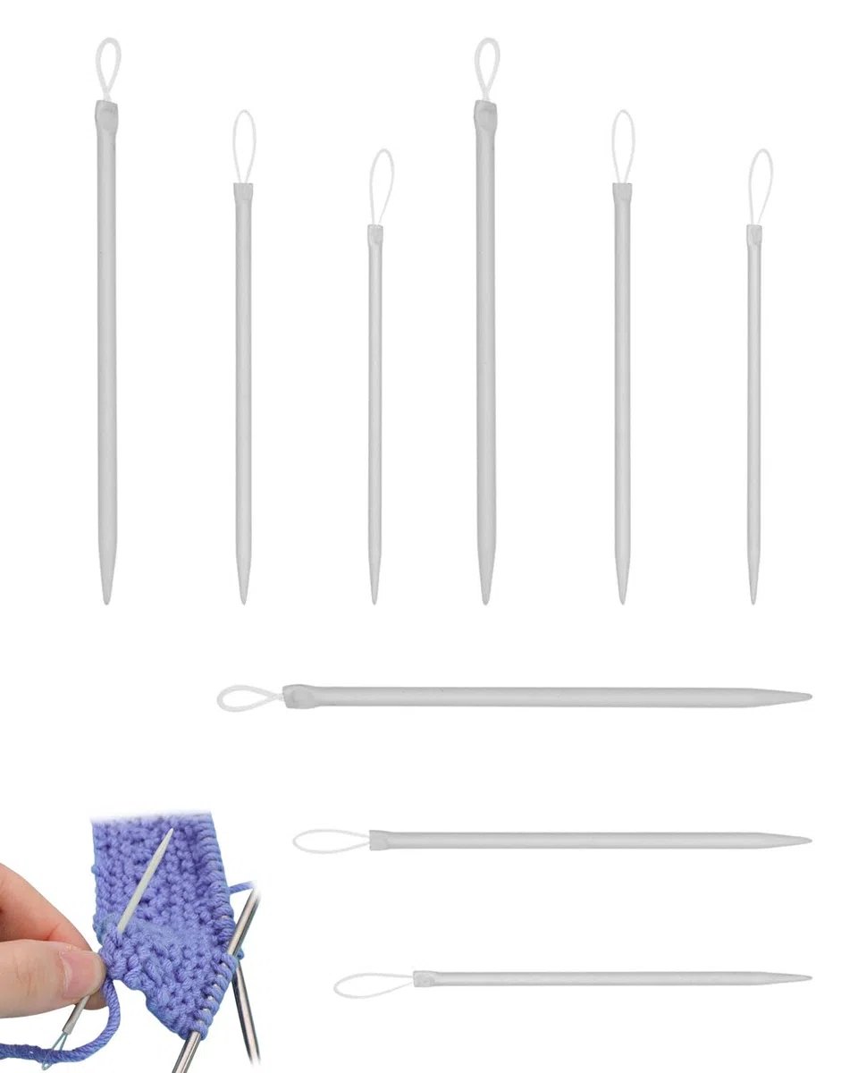 Juego de 9 agujas de lana,Agujas de zurcir,Agujas de coser de ojo grande,Agujas de lana para coser,Agujas de coser,Agujas de zurcir de ojo grande para tejer lana