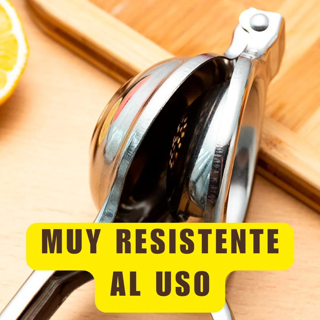 Exprimidor Limon manual grande 8 cm diámetro, Exprimidor de limon, Exprimidor limones manual cocina, Exprimidor para Cítricos, prensa acero inoxidable Natur Cocina, Restaurante