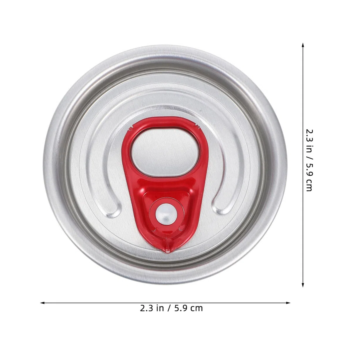 50 tapas de sellado para latas de refresco - Tapas de fácil apertura para latas de refrescos, cerveza y otras bebidas - Sello a prueba de fugas de 5,2 cm/2" para bebidas para conservar