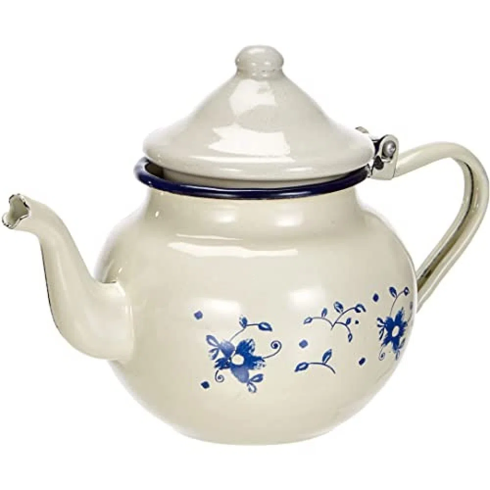 Ibili 918807 - Tetera de acero esmaltado vitrificado Sena 0,7 l