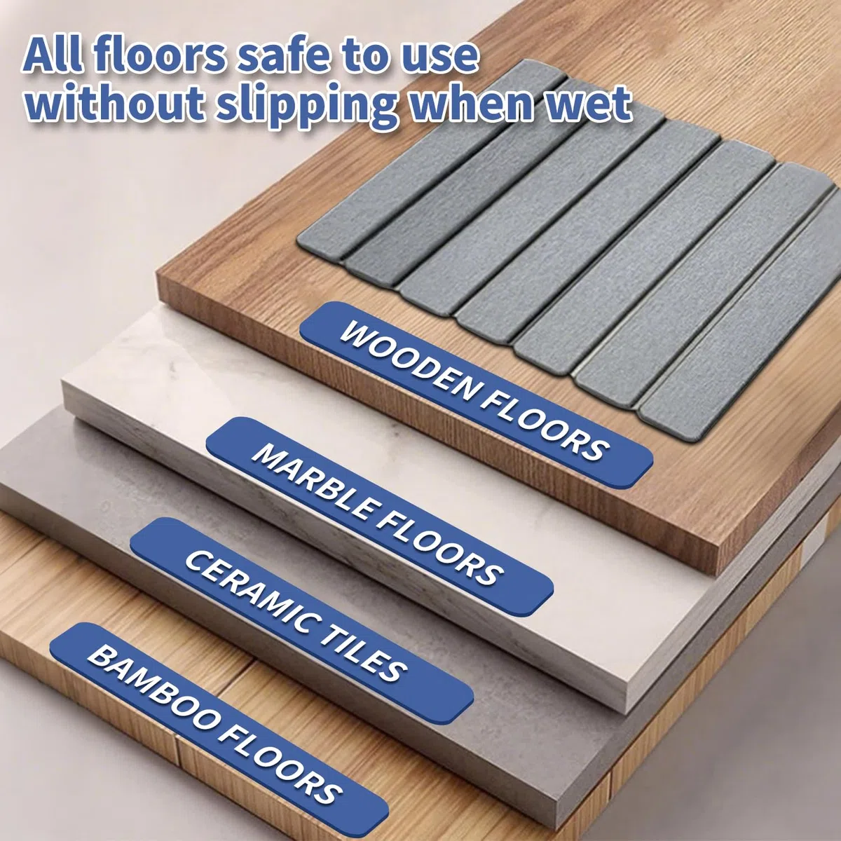 Alfombra Baño Antideslizante,Alfombrilla de baño Absorbente de Piedra AlfombraAntideslizante Secado rápido diatomeas tapete baño Antideslizante Plegable,adecuado para baño, cocina (Gris claro, M)