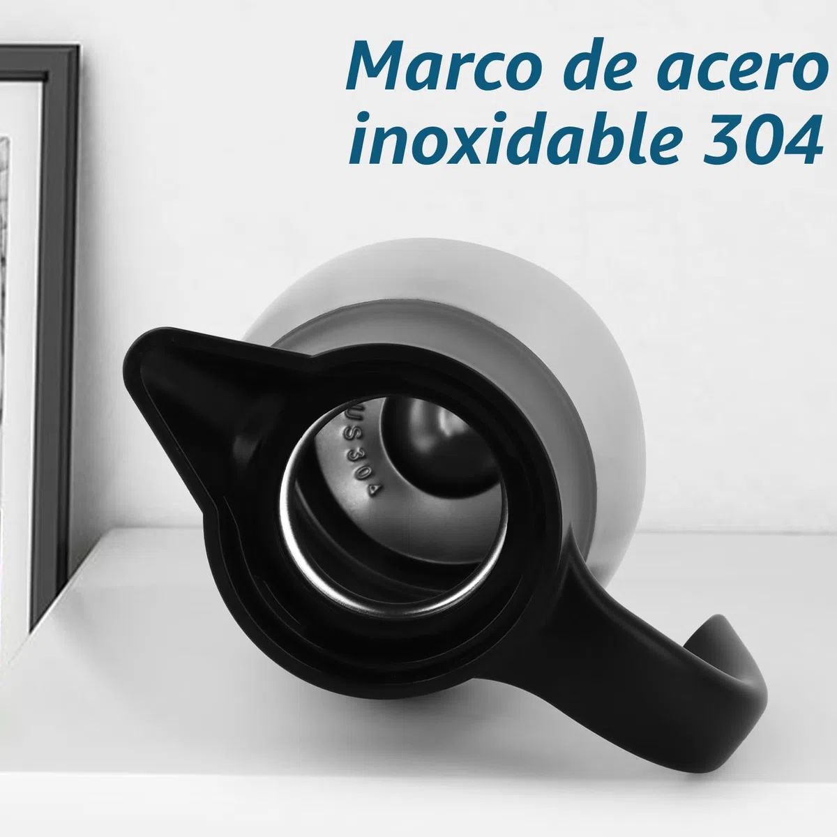 2 Litros Jarra Termo, Jarra Térmica se Acero Inoxidable, Termo con Aislamiento Térmico, Se Mantiene Caliente Durante 24 Horas, Termo Grande Para Café, Té, Agua, Bebida, Jarra Caliente