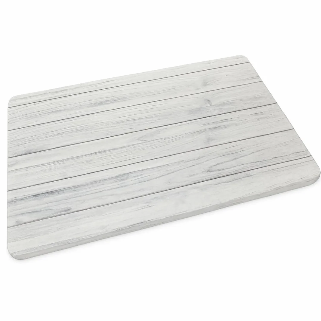 Acomoda Textil – Alfombra de Baño de Piedra Diatomita 40x60 cm. Tapete Antideslizante de Secado Rápido y Alta Absorción Práctico, Higiénico y Funcional para el Hogar (Agave)