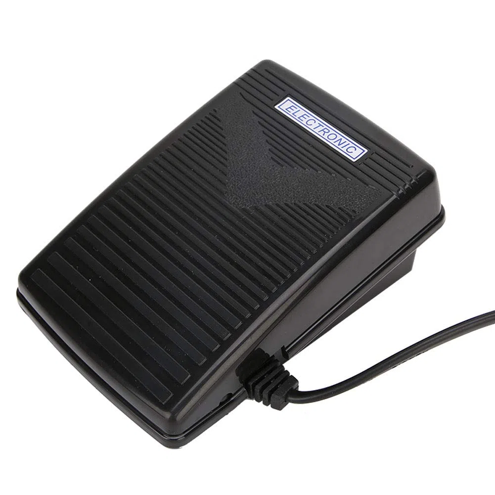 Pedales para máquinas de coser domésticas (220v), pedales para máquinas de coser, con cambio de velocidad y cable de alimentación, para máquinas de coser Singer 974 (enchufe de la ue)