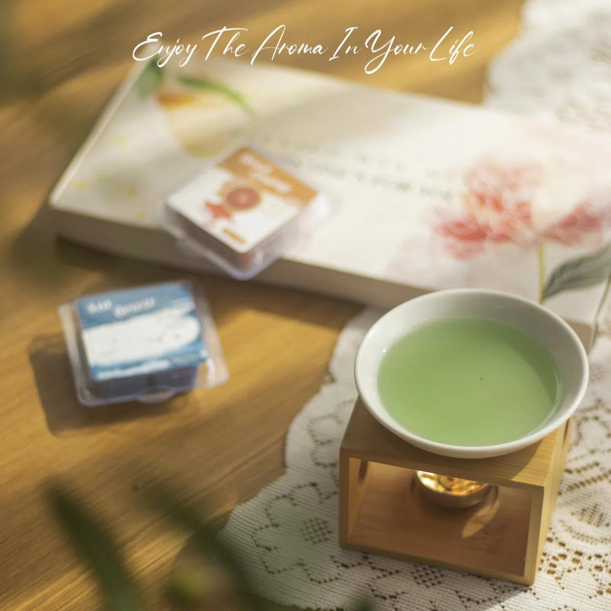 Cera Perfumada, Wax Melts, Cubos de Cera Aromática para Quemador de Velas, Cera de Soja Vegana Hecha a Mano para Uso Doméstico y de Oficina, Juego de Regalo de Fragancia para el Hogar, 8 Aromas
