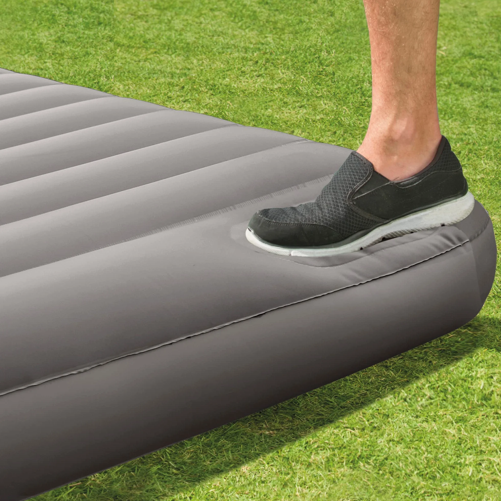 INTEX Colchón Inflable con Hinchador Integrado Fiber-Tech Downy