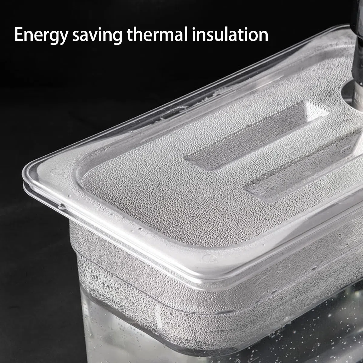 Amplio recipiente de cocción lenta de baja temperatura de 6 L para cocineros profesionales, tanques de agua Sous Vide de gran capacidad, contenedor Sous Vide