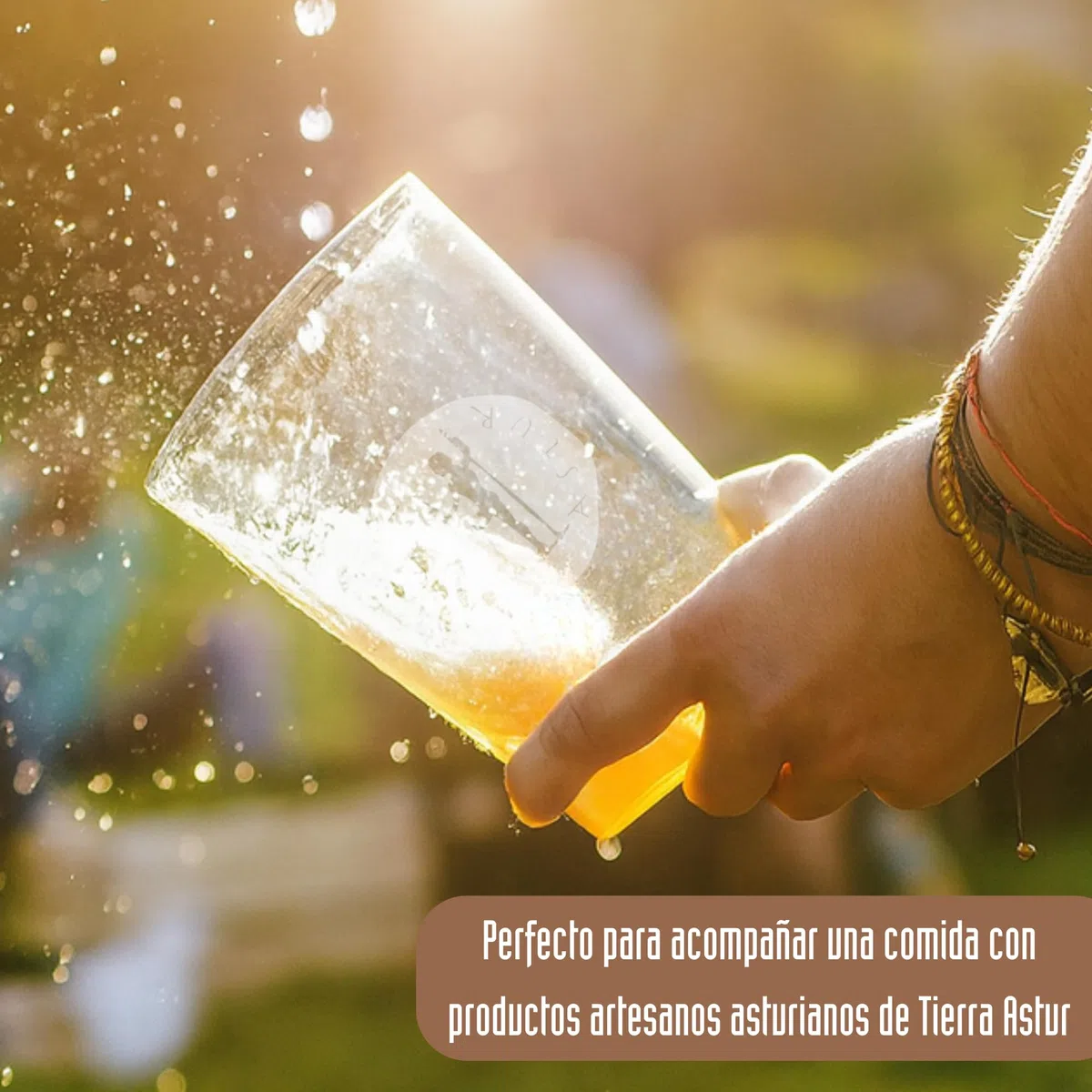 Tierra Astur Vasos de Sidra Asturiana de Cristal Pack 6