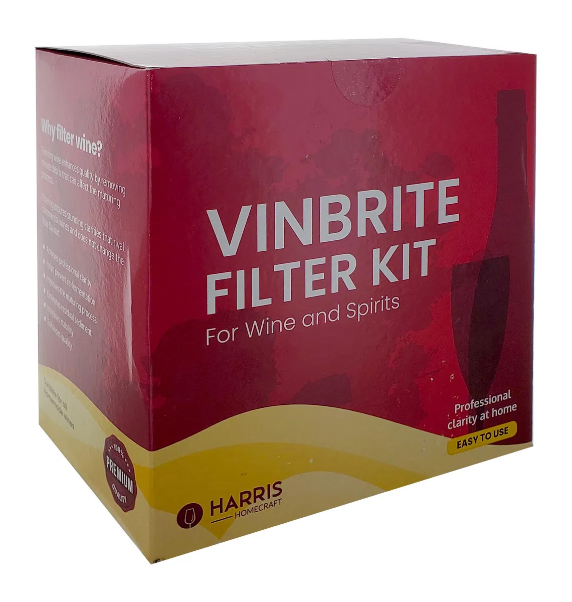 Harris Filters Balliihoo Homebrew MkIII Vinbrite - Kit de Filtro de Vino