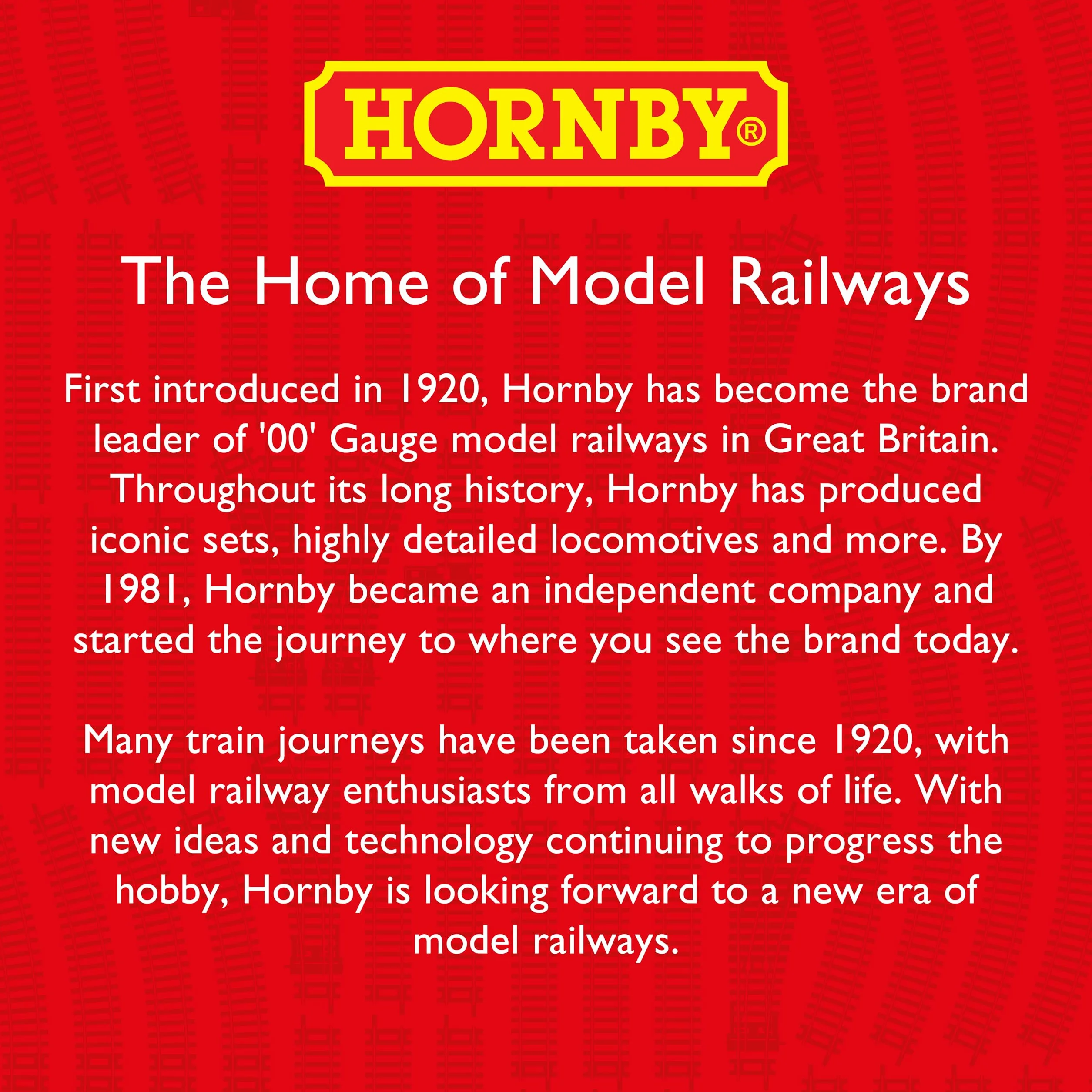 Hornby, Vía con alimentación
