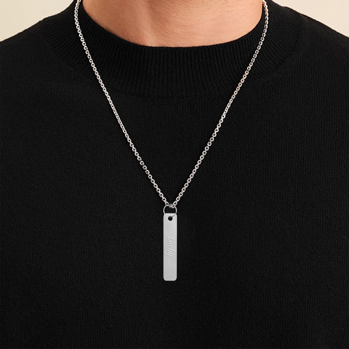 Paquete de 40 piezas en blanco de estampado de metal con llavero, grabado rectangular de acero inoxidable para etiquetas de perro, etiquetas de plantas y llaveros