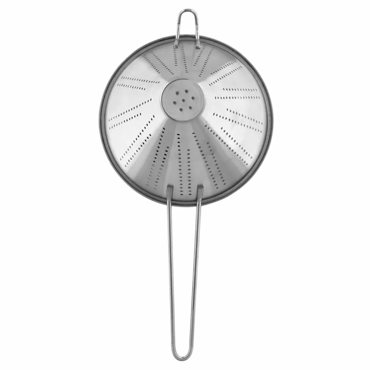 Colador Chino de Cocina - Colador de Acero Inoxidable - Colador de Cocina - Escurridor de Acero Inoxidable - Colador y Escurridor de Cocina para Drenar Pasta, Verduras y Arroz - 24 cm