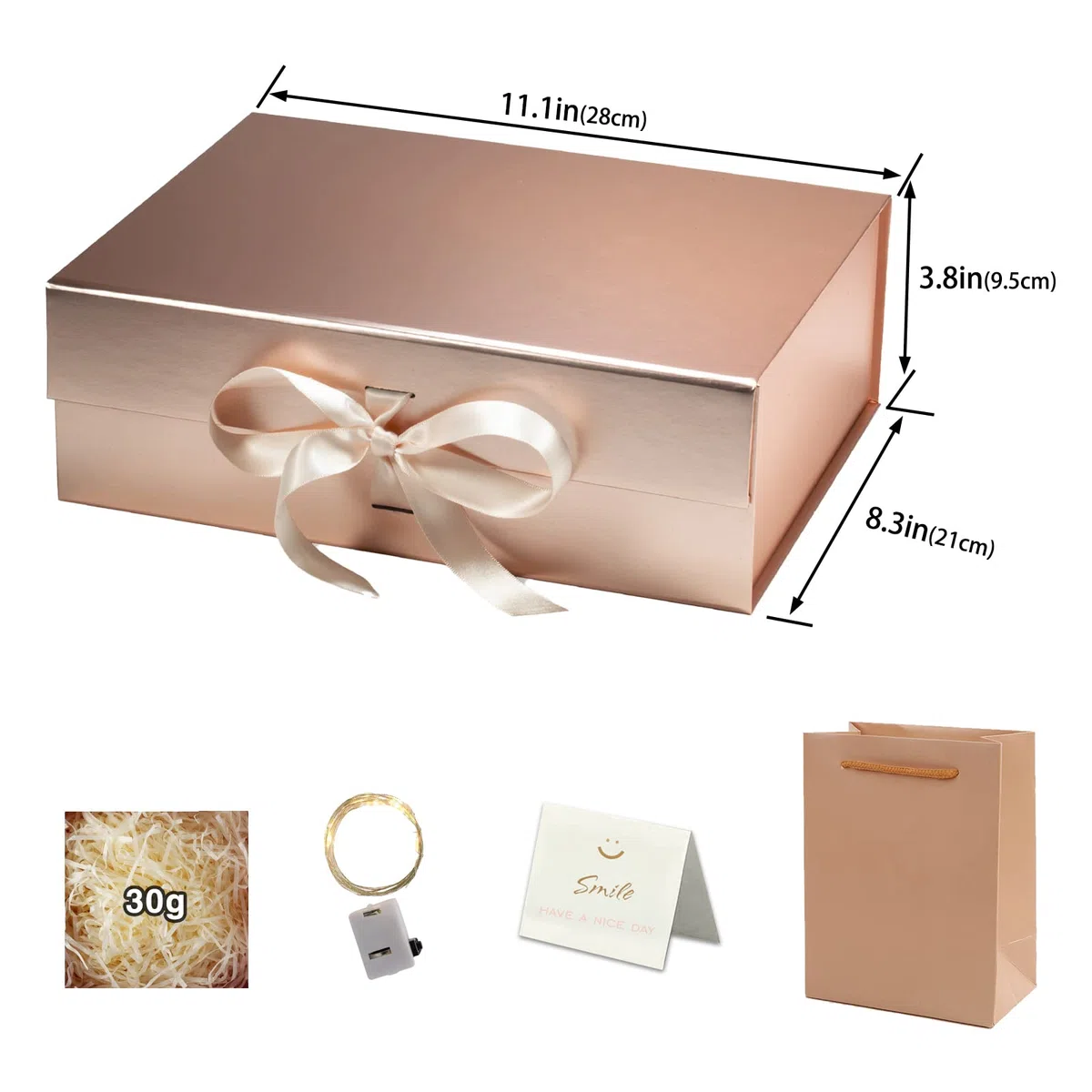 Magnética Cajas Regalo con Tapa,Cajas Decorativa de Embalaje de Regalo,Caja de Regalo Vacia de Lujo Premium,Caja de Regalo de Reutilizable Creative Box,Cajas de Regalo Magnéticas con Tapas,Bodas
