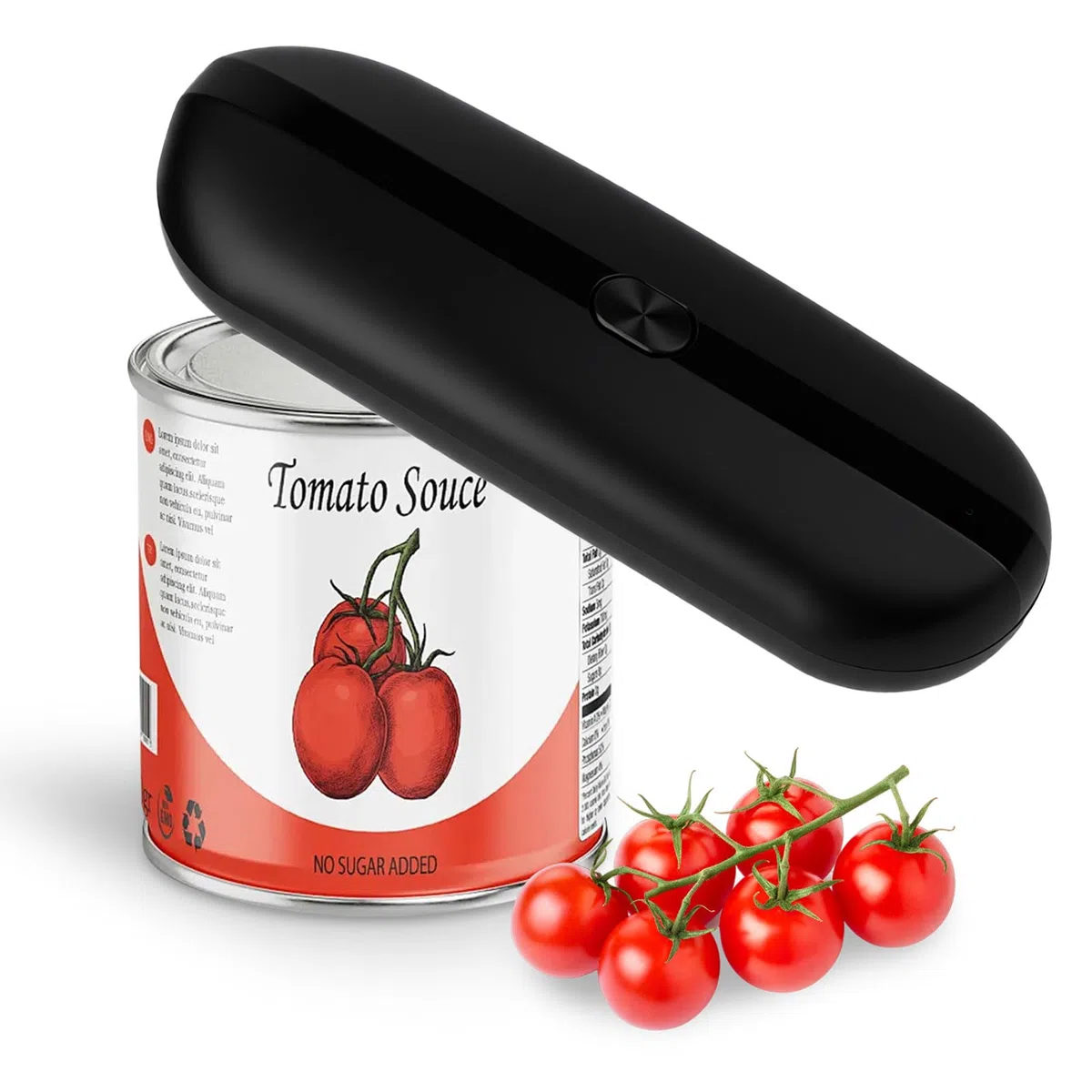 Abrelatas Eléctrico Automático, Abridor de Botes Sin Esfuerzo, Automático Detener, Corte Suave, USB Recargable Accesorio de Cocina de Manos Libres para Personas Mayores, Artritis y Cocineros