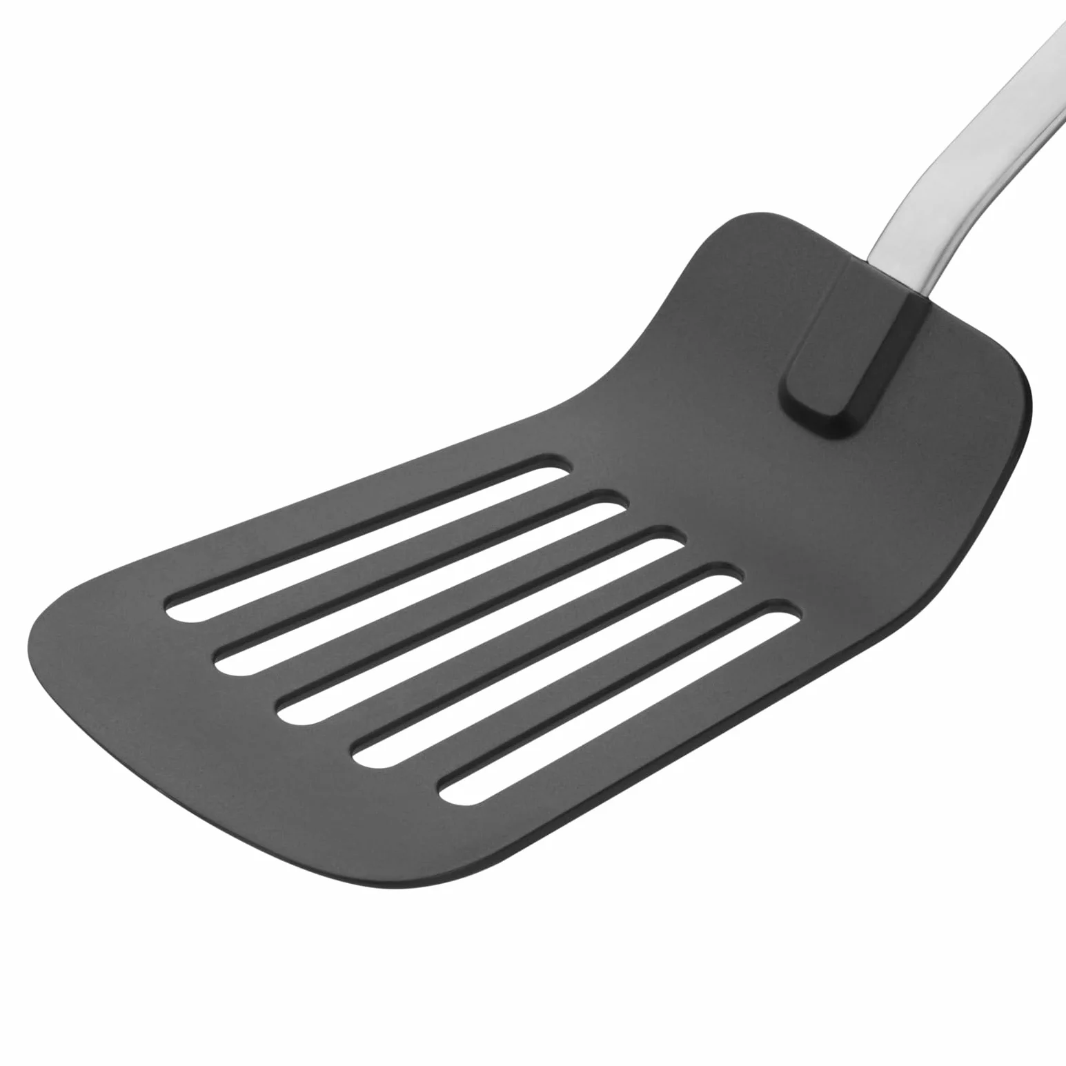 WMF Profi Plus - Espátula de plástico de 32,2 cm, Acero Inoxidable Cromargan parcialmente Mate, Parte Frontal de plástico, Apta para lavavajillas, Resistente al Calor