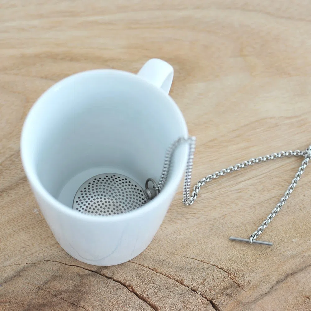 Alessi Twy01 T-timepiece - Bola de té (acero inoxidable 18/10, brillante)