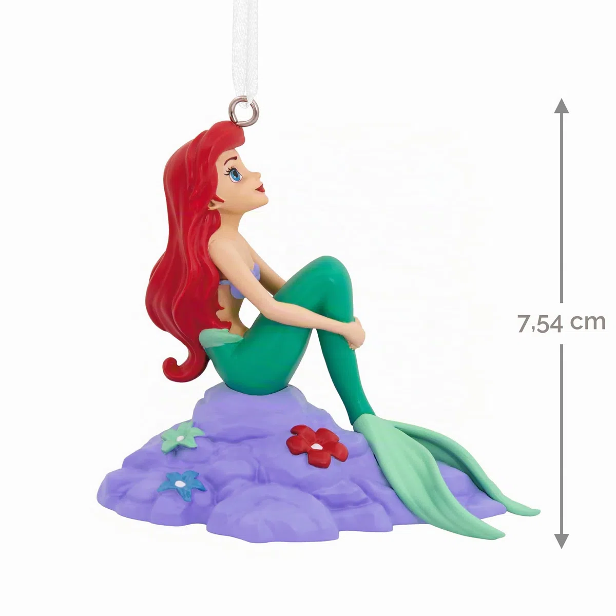 Hallmark Adorno de Ariel, decoración de árbol de la Sirenita, Adorno Colgante de Disney, Adorno Colgante de Navidad, Regalos para Navidad