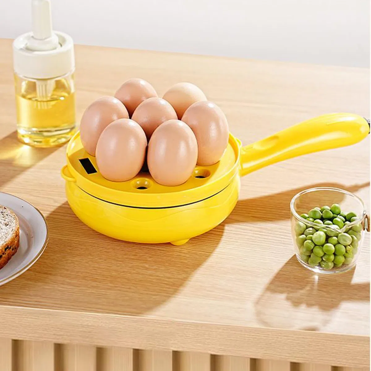 Sartén Pequeña | Huevo Rápido Eléctrico Sartén Para Cocinar | Cacerola De Cocina Antiadherente Resistente Al Calor Para Tortilla Tortitas Desayuno Cena