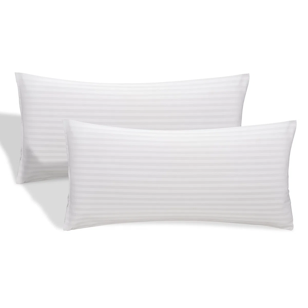 DECASATEXTIL®- Pack de 2 Funda de Almohada cutí, Extra Suave, con Cremallera Lateral - Transiprable, Anti-ácaros, Antibacteriano e hipoalergénica- Calidad de Hotel. (135x45cm)