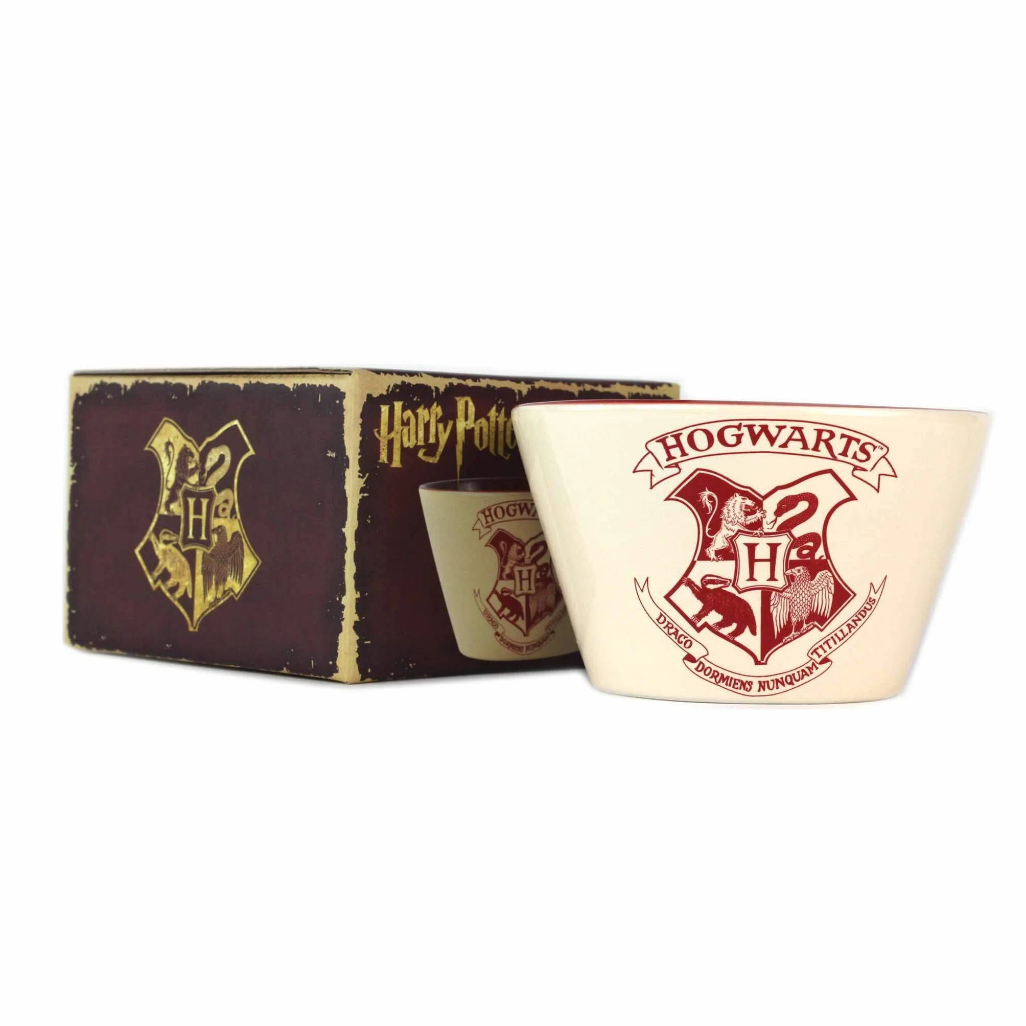 Half Moon Bay Tazón de cereales con el Escudo Hogwarts de Harry Potter