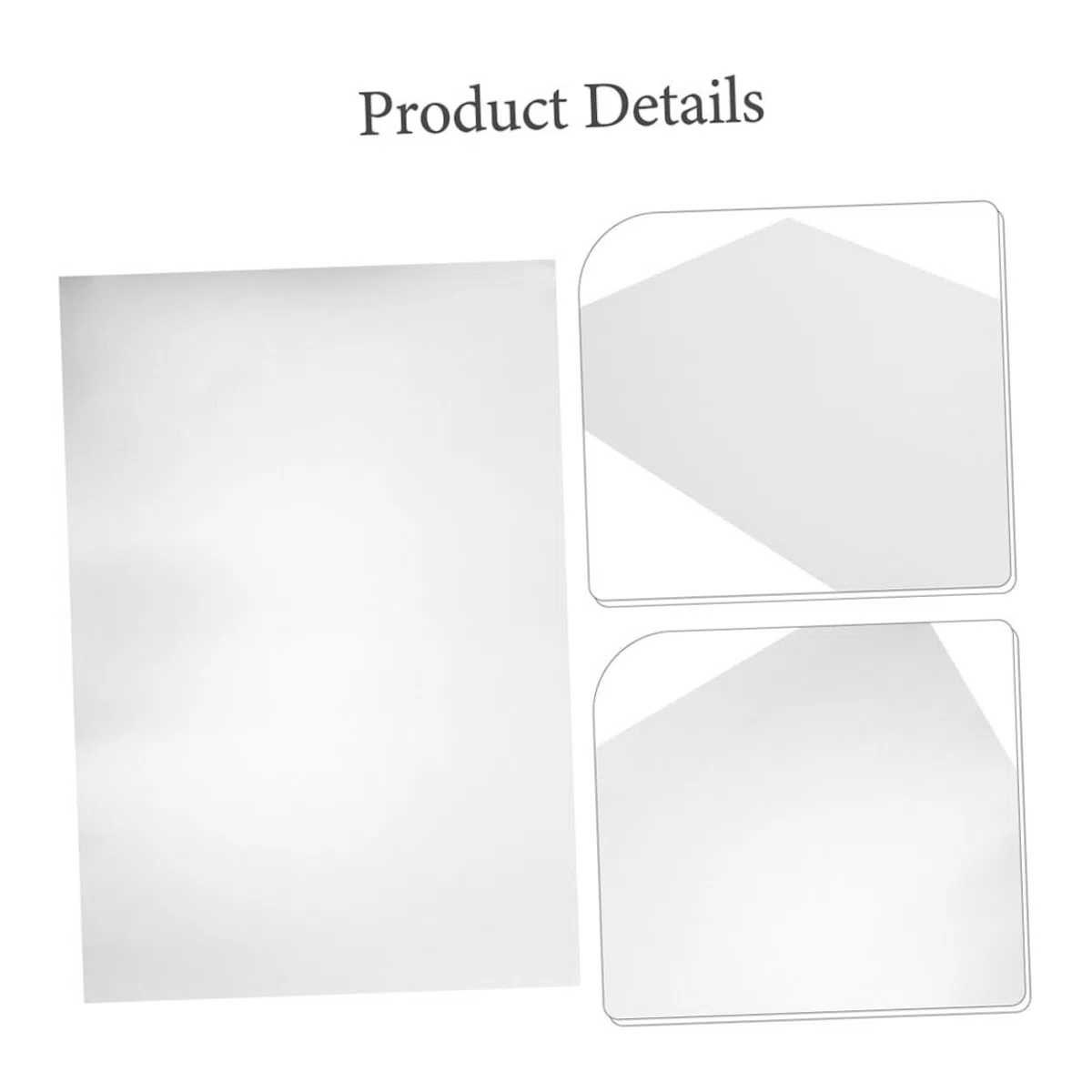 Housoutil Placa Metálica De Aluminio A4 3 Piezas Para Sublimación Y Grabado Láser Hoja En Blanco Para Manualidades Bricolaje Y Decoración