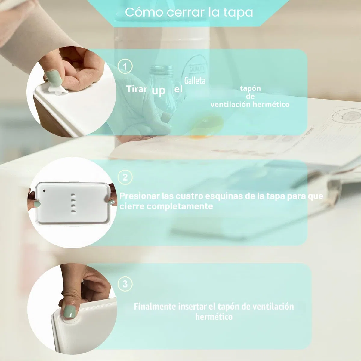 Binoster Fiambrera bento box original Lunch Box Lunchbox Caja de Almuerzo contenedor Bundle Divider Estilo japonés a con acero inoxidable Utensilios cuchara y tenedor (Rosado)