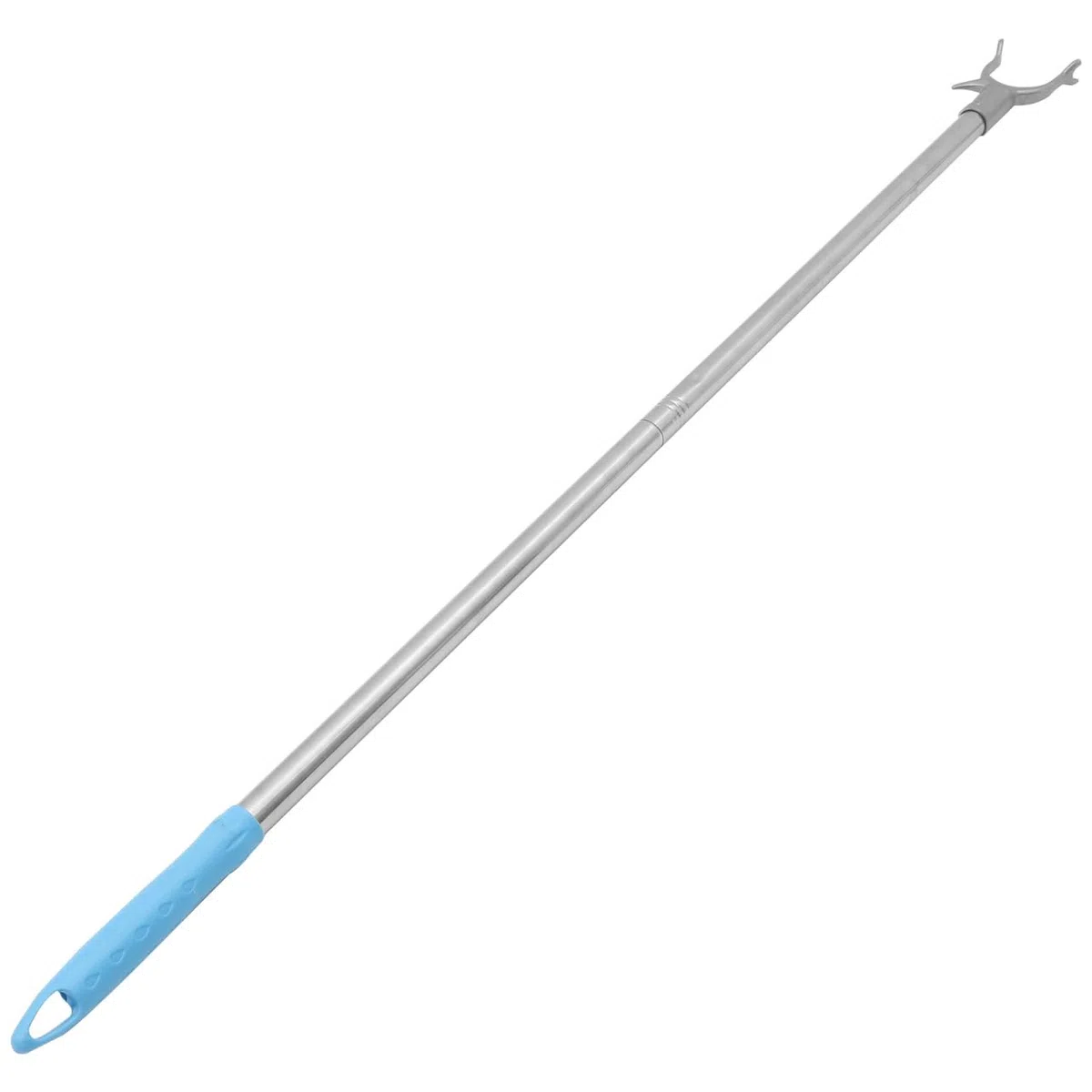 iplusmile Varilla Extensible de Acero Inoxidable para Ropa con Gancho Barra Resistente para Colgar Prendas Armarios Altos Estantes Superiores y Facilitar el Colgado el Hogar