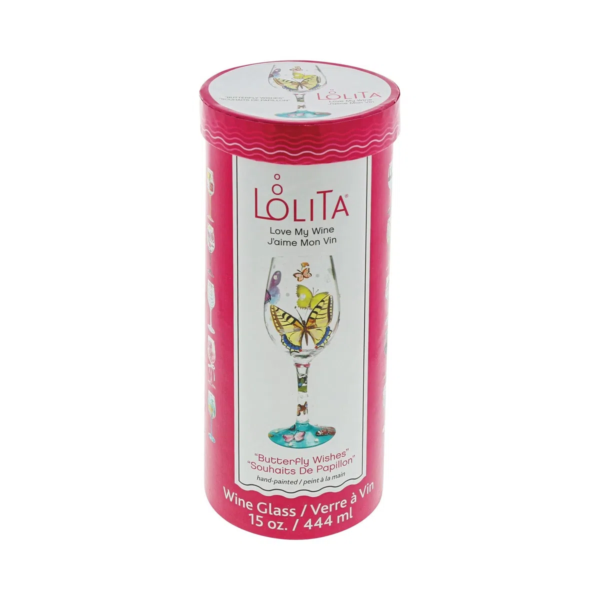Lolita, Copa con dibujos de mariposas, Enesco