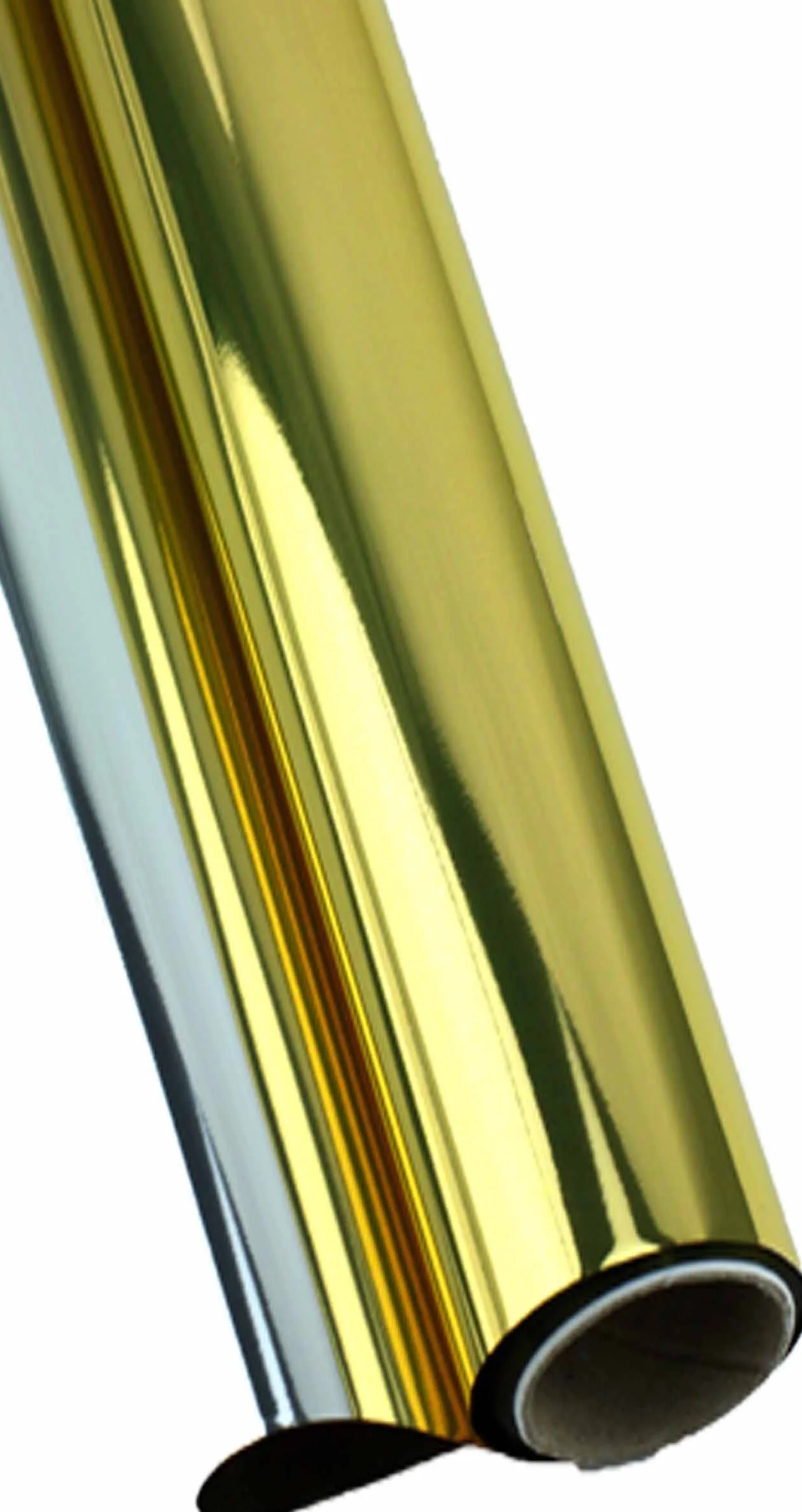 Kadisa Bobina Polipropileno Rollo Celofán Metalizado Alto Brillo 70cmX50m (ORO METALIZADA)