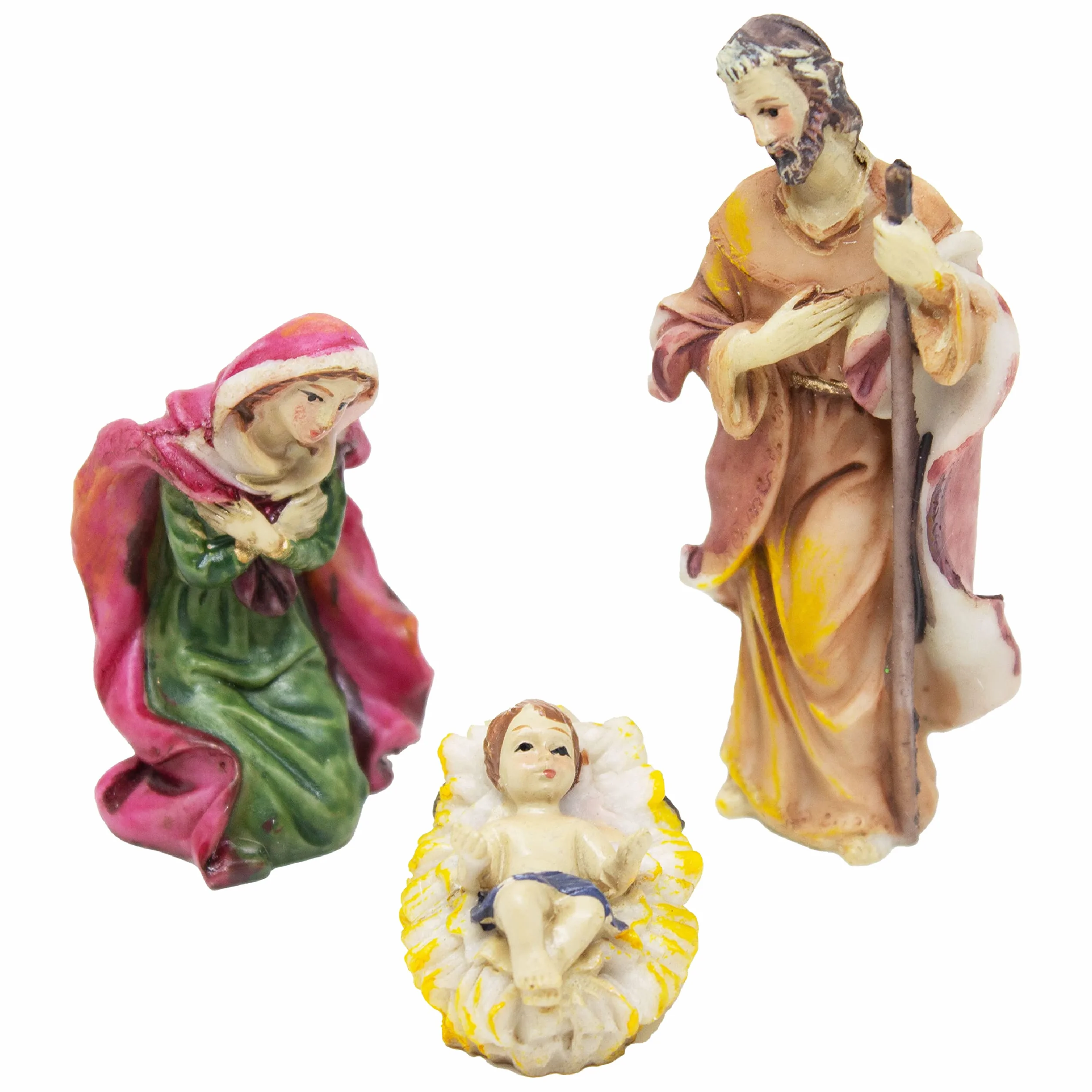 ToCi Belén navideño con 11 Figuras (de hasta 10 cm) de diseño clásico para decoración navideña de belén