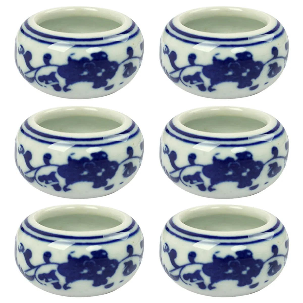 SHERCHPRY 6 Cuencos Pequeños de Cerámica para Tinta y Caligrafía Tinteros para Estudiantes Papelería de Estudio Set de 6 Piezas para Pintura y Dibujo Contenedores Compactos y Duraderos