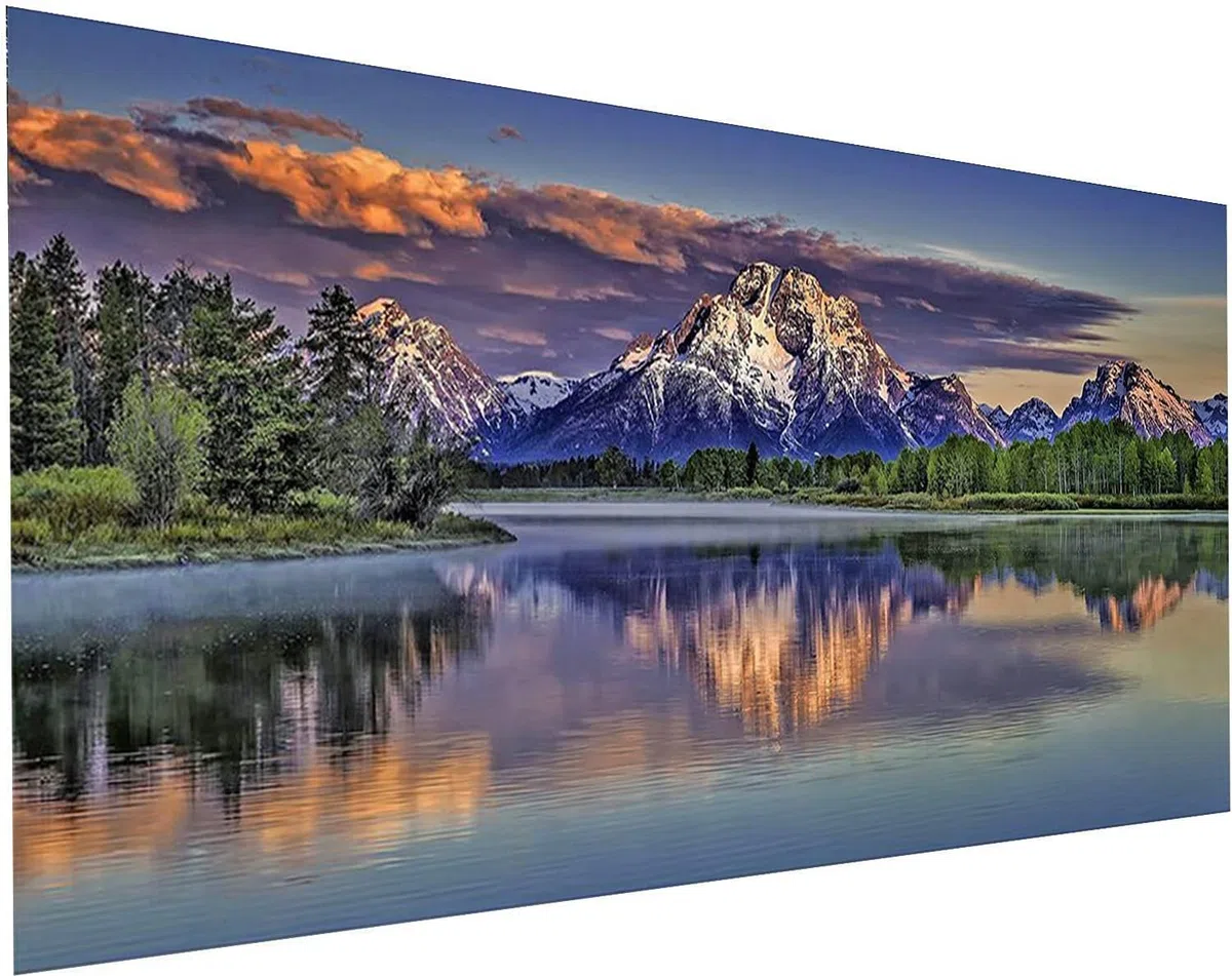 Hjjdiyes Pintura por Números para Adultos - Paisaje 80 x 40 cm, Kit de Pintura al Óleo XXL para Principiantes, Lienzo Sin Arrugas, Decoración del Hogar